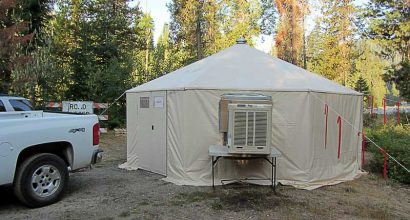 Octagon 20' Tent Closeup