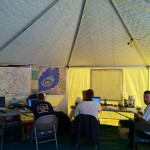 Western Shelter Octagon 20' Tents Work Area