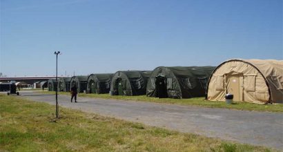 Katrina Support Air Force Tents
