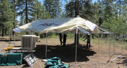 Quick Western Shelter Tent Set Up