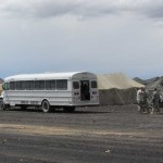 Crewzers Transport Buses used at Military Training Base Camp