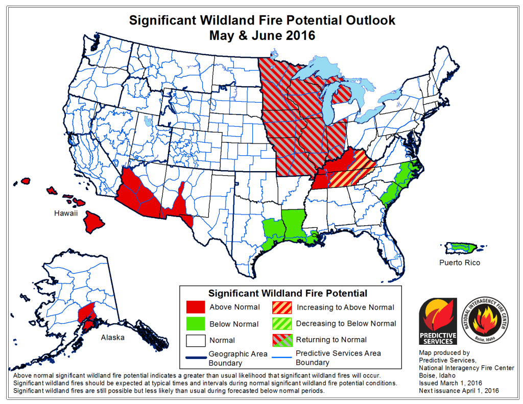 wild land fire predictions